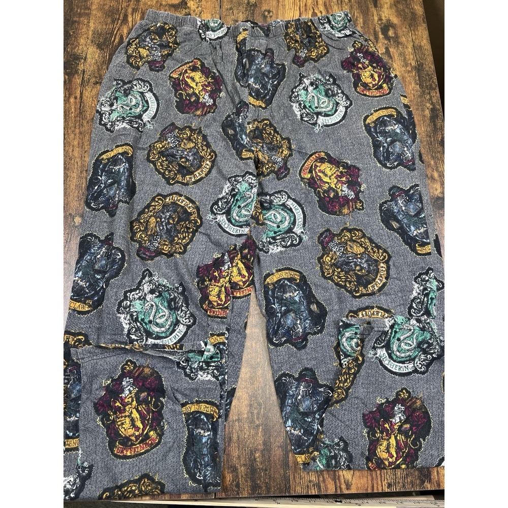 Loot Wear Exclusive Harry Potter Crest Logo Pajama Pants Men's 3XL Loot Crate